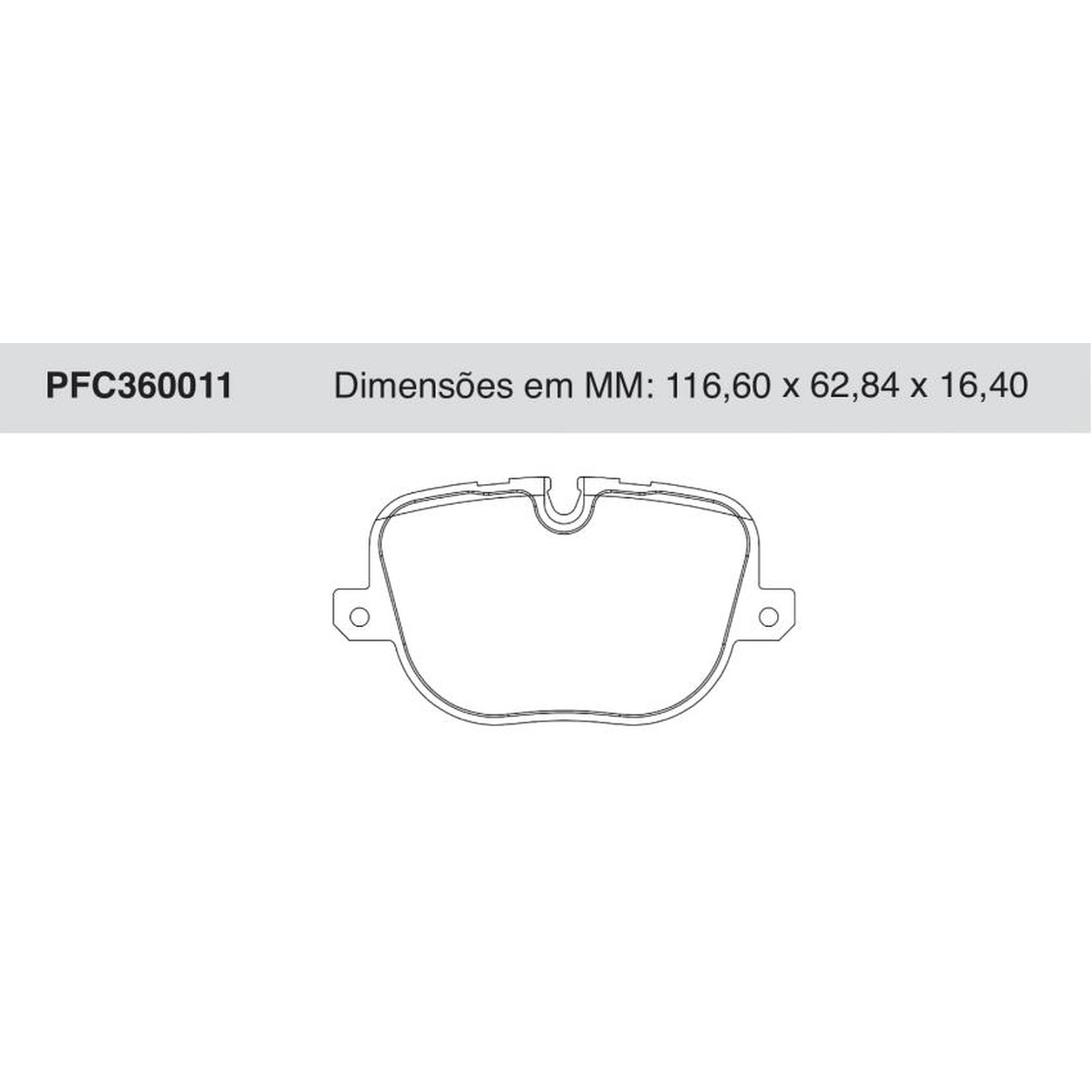 Jogo De Pastilha De Freio Traseira - Cofap - PFC360011