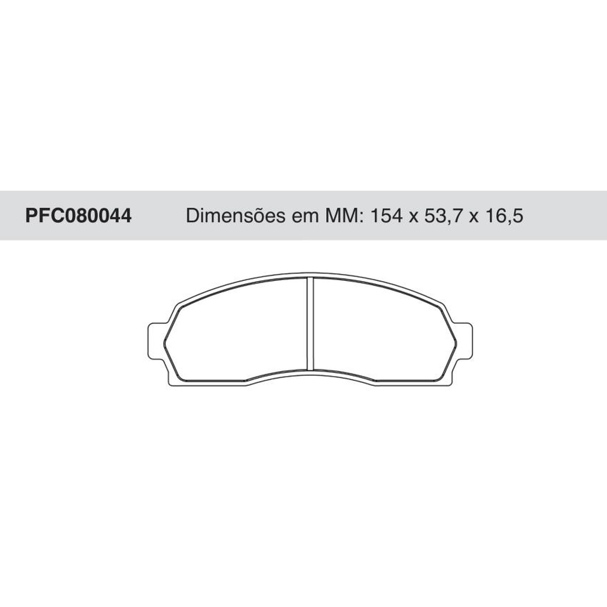 Jogo de Pastilha de Freio Dianteira para Ford Explorer e Ranger - Cofap - PFC080044