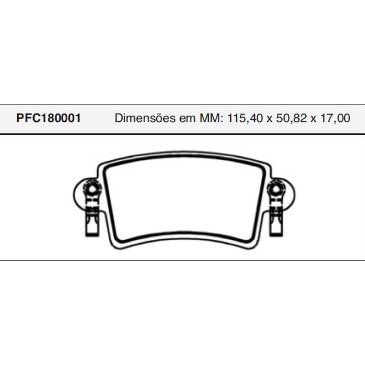 Jogo De Pastilha De Freio Traseira - Cofap - PFC180001