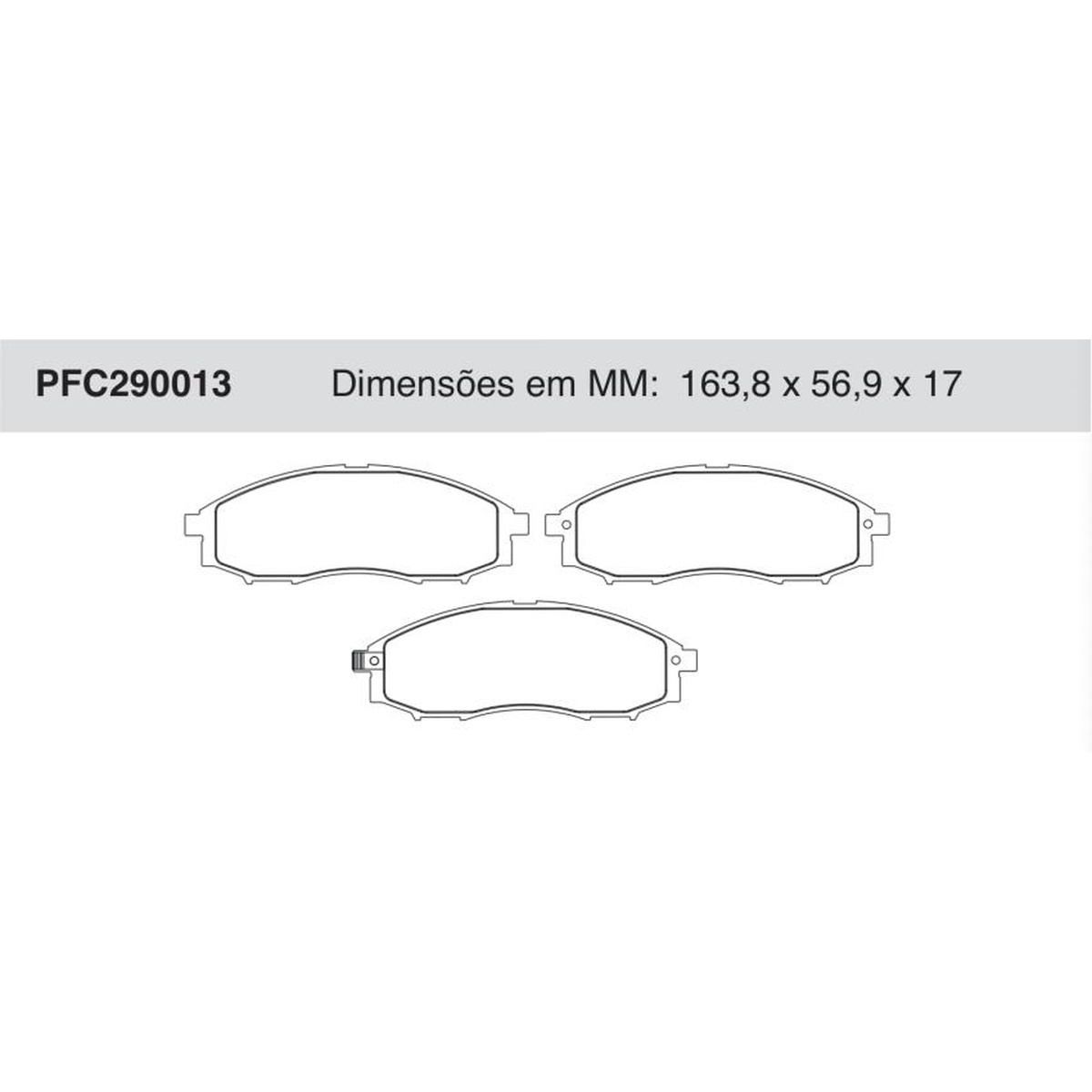 Jogo De Pastilha De Freio Dianteira - Cofap - PFC290013