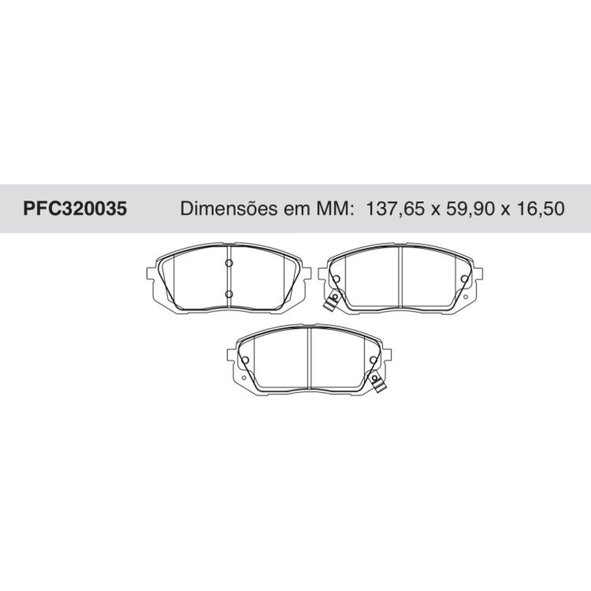 Jogo De Pastilha De Freio Dianteira Cerâmica - Cofap - PFC320035
