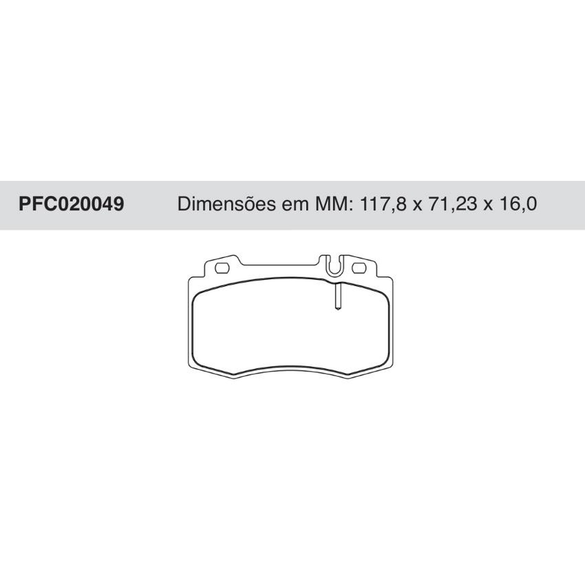 Jogo De Pastilha De Freio Dianteira - Cofap - PFC020049
