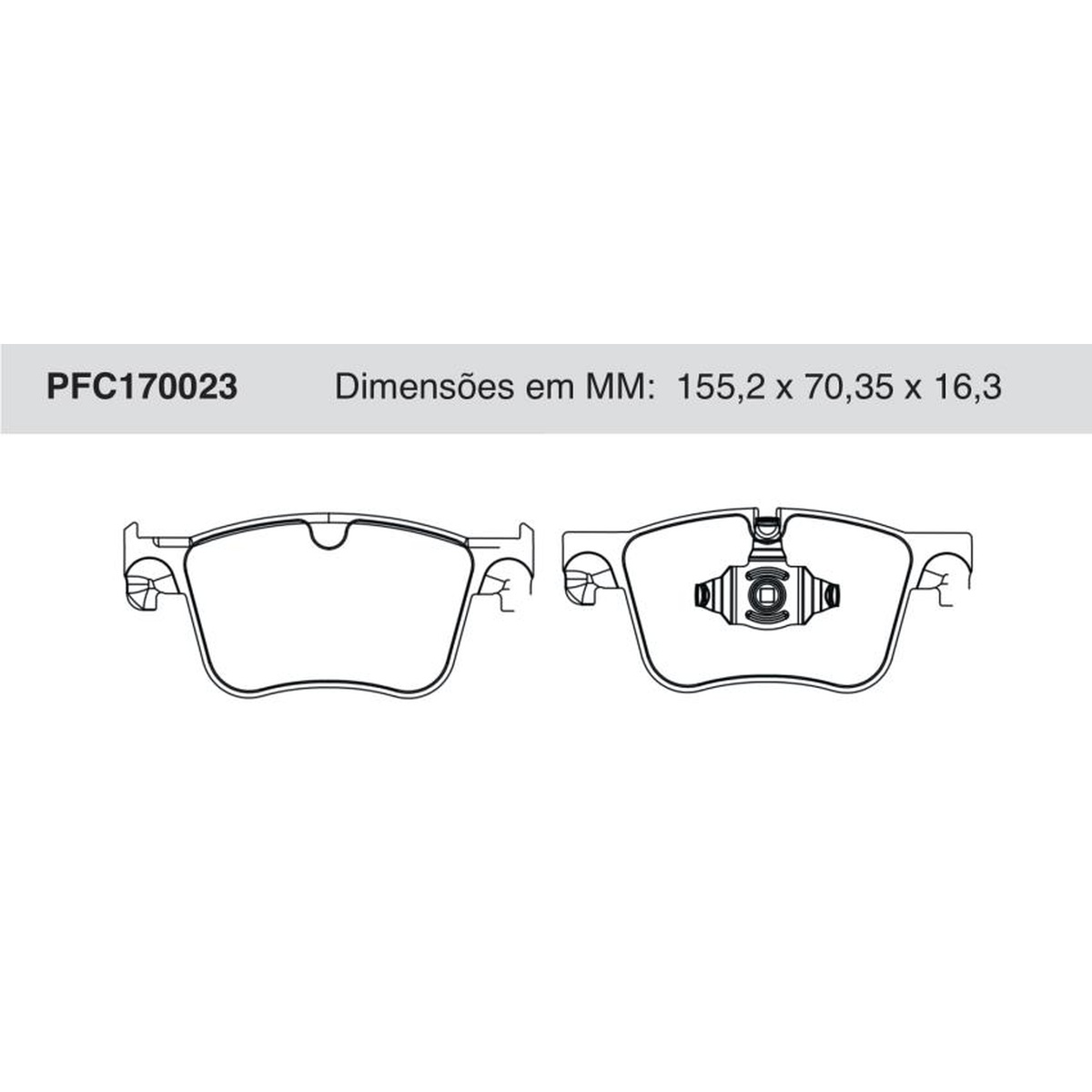 Jogo de Pastilha de Freio Dianteira para Peugeot 5008 - Cofap - PFC170023