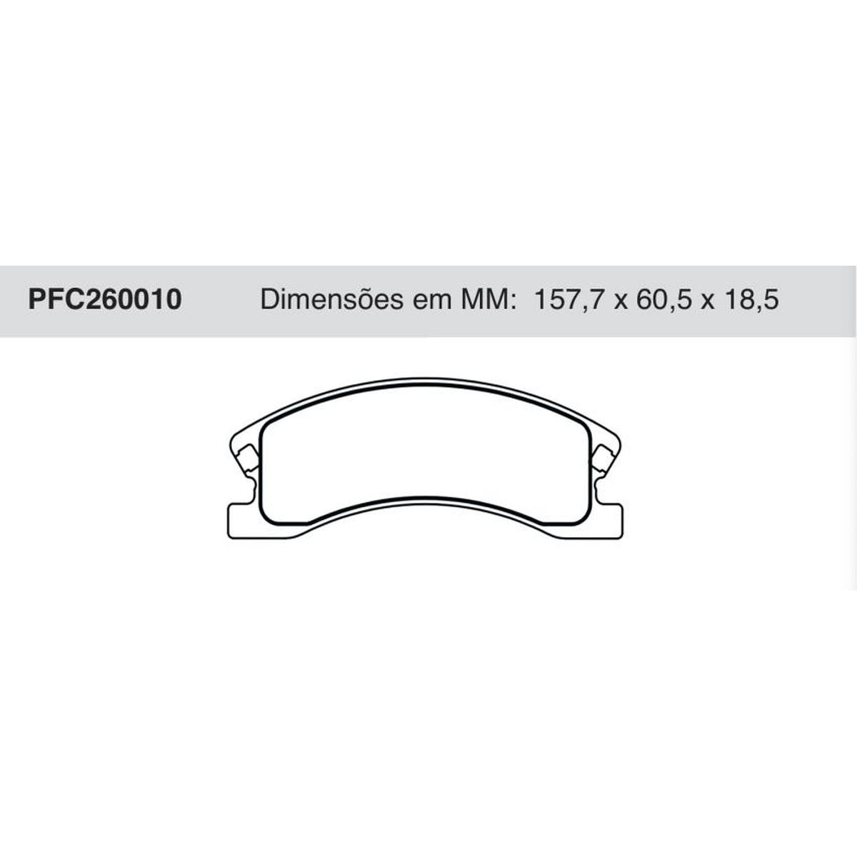 Jogo De Pastilha De Freio Dianteira - Cofap - PFC260010