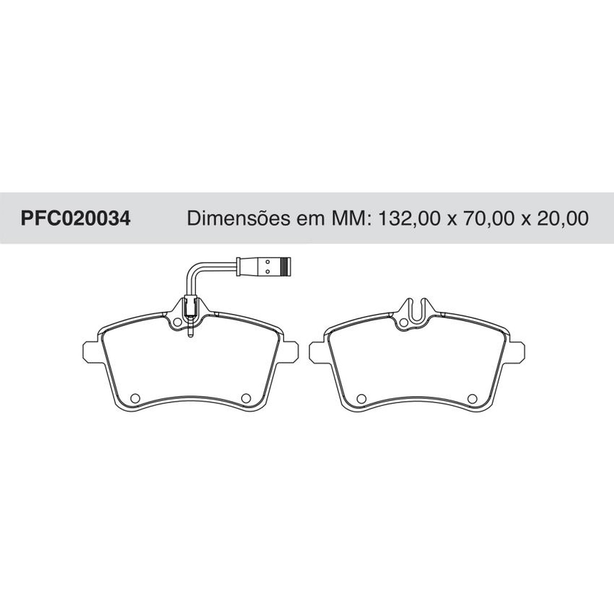 Jogo De Pastilha De Freio Dianteira - Cofap - PFC020034