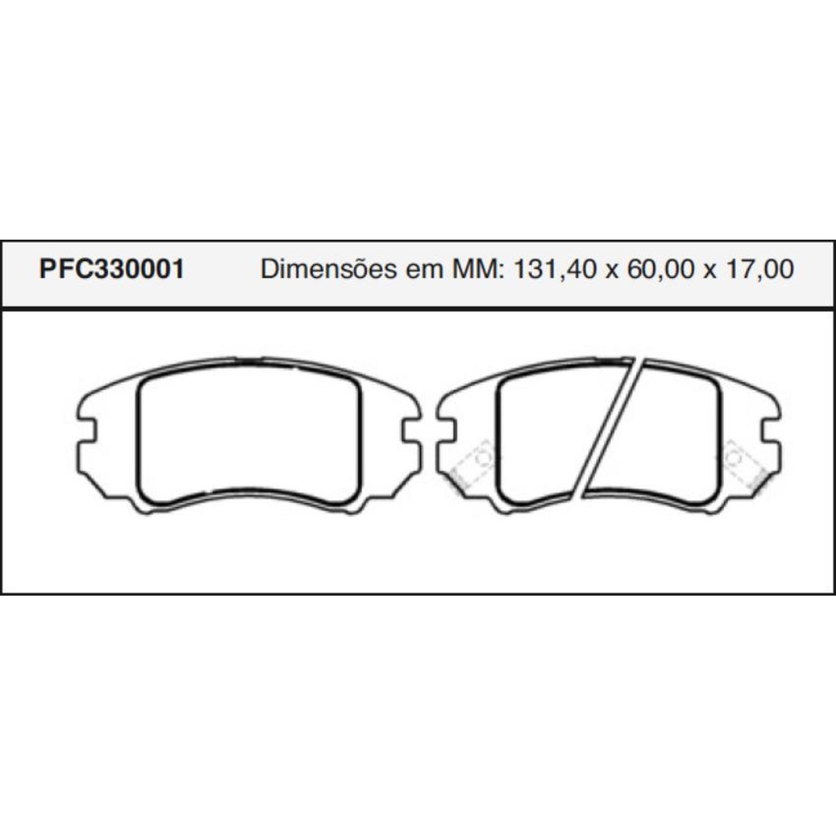 Jogo de Pastilha de Freio Dianteira para KIA Soul - Cofap - PFC330001