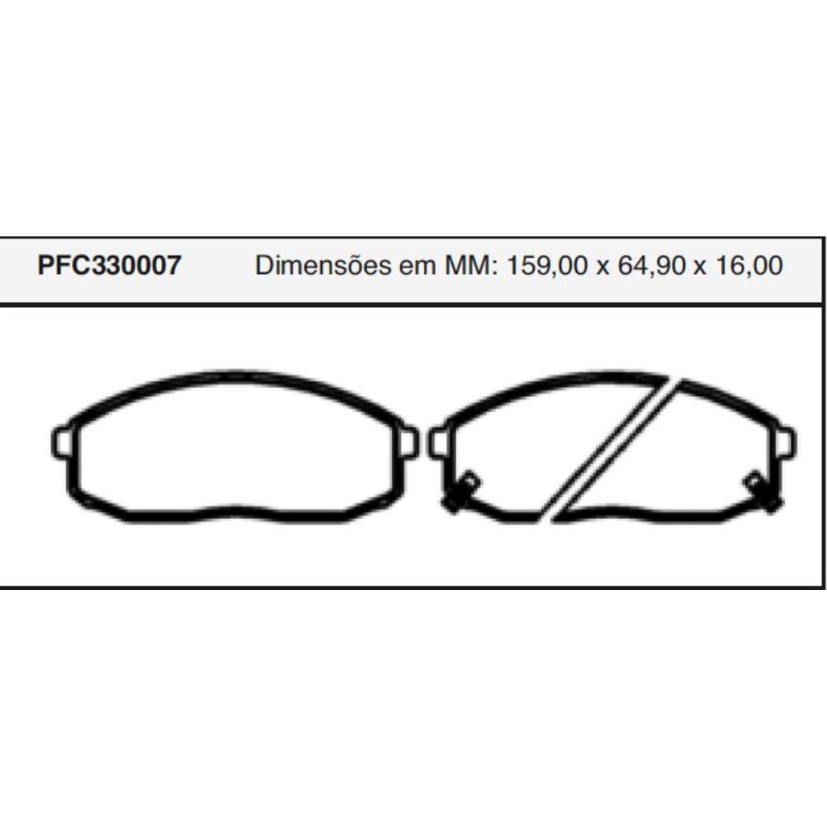 Jogo De Pastilha De Freio Dianteira - Cofap - PFC330007
