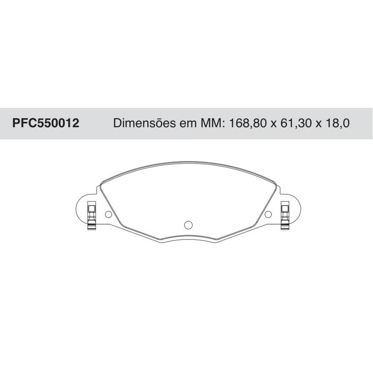 Jogo de Pastilha de Freio Dianteira para Citroen C5 e C5 Break - Cofap - PFC550012