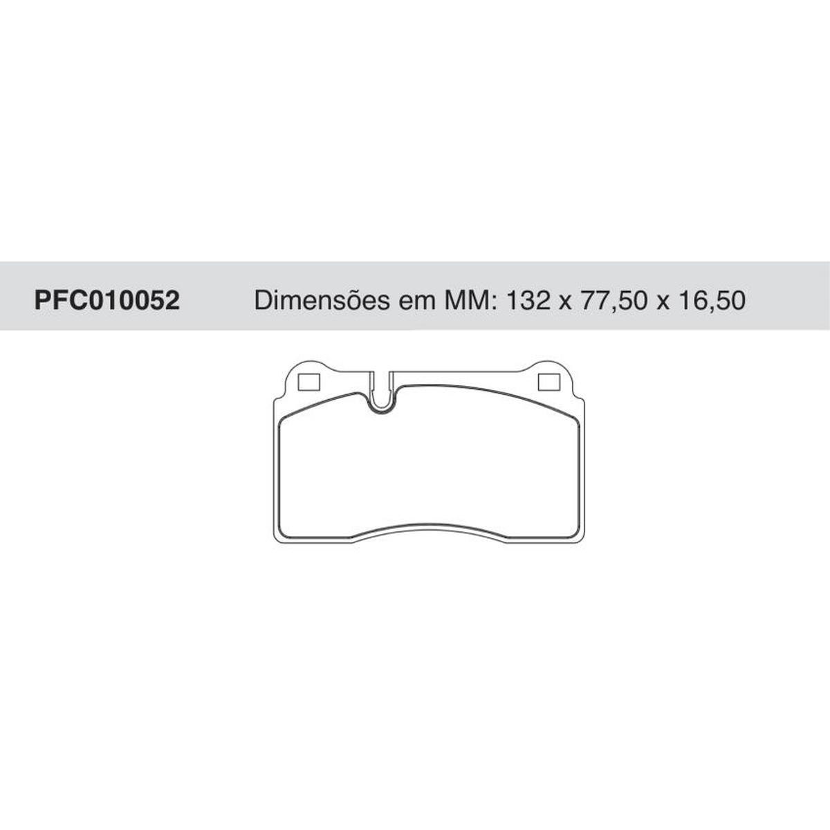 Jogo de Pastilhas de Freio Dianteiras para Land Rover Range Rover Sport e Volkswagen Touareg - Cofap - PFC010052