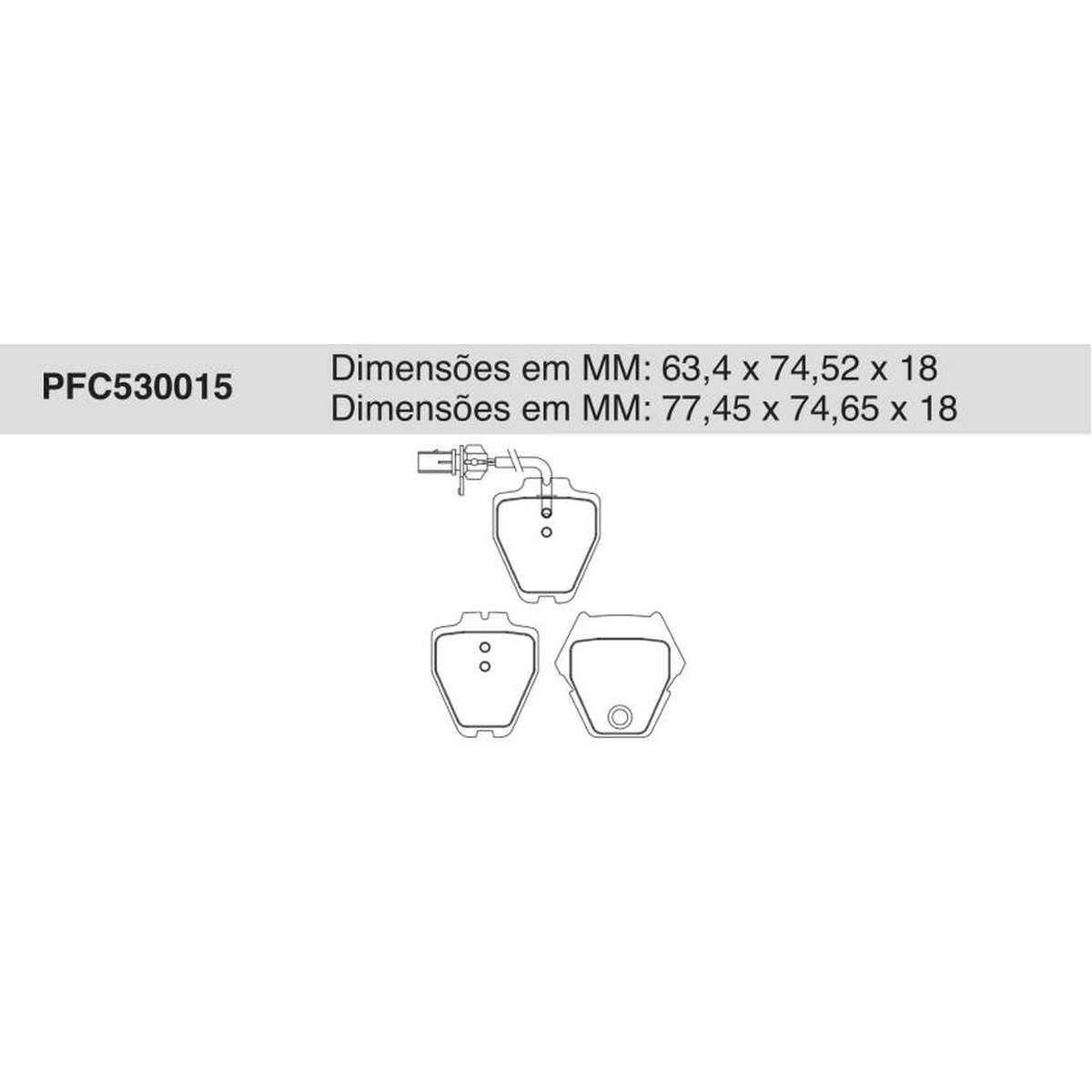 Jogo de Pastilha de Freio Dianteira para Audi S6 - Cofap - PFC530015
