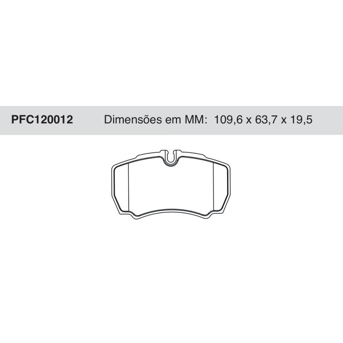 Jogo de Pastilha de Freio Traseira para Iveco Daily 30S13 - Cofap - PFC120012