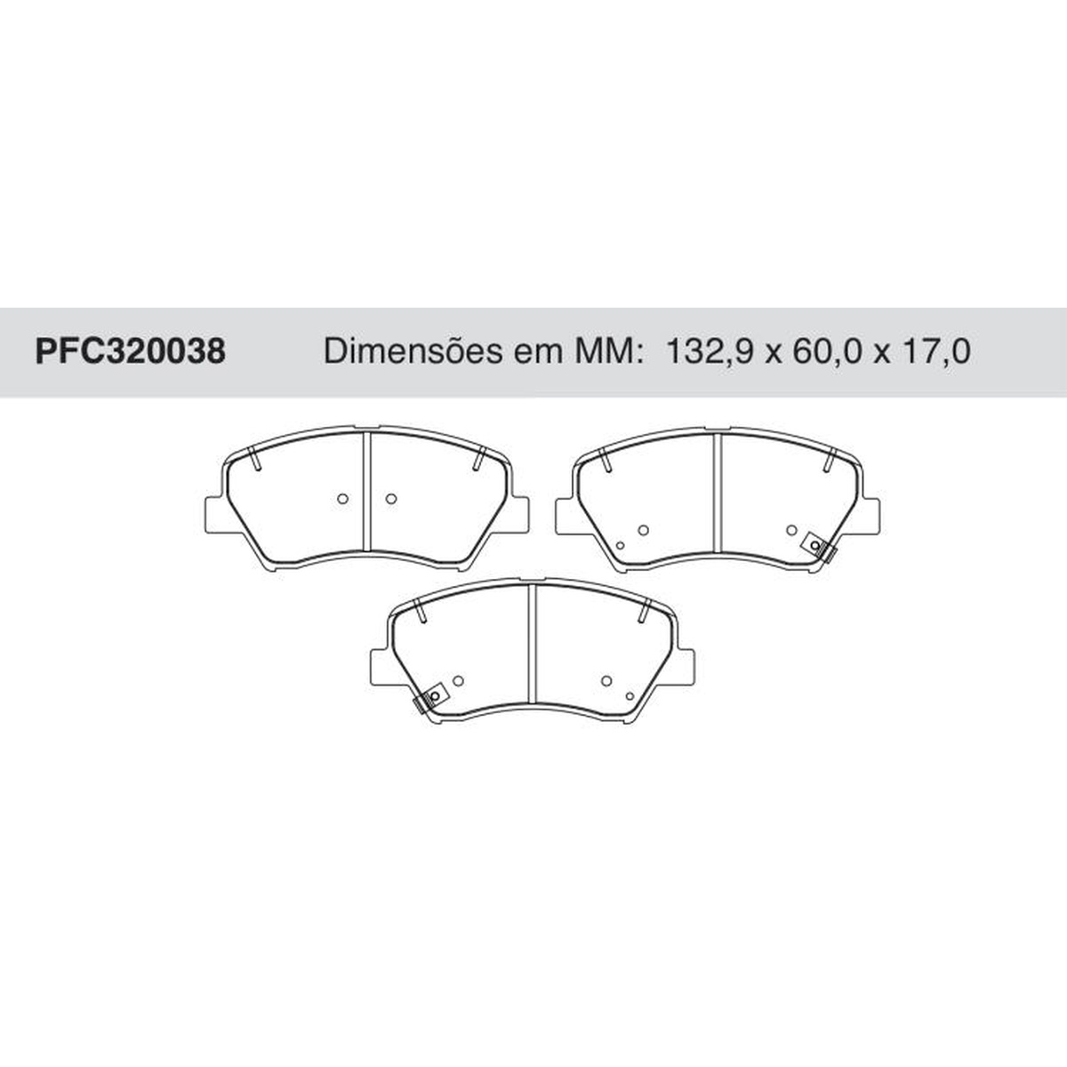 Jogo de Pastilha de Freio Dianteira para Hyundai Creta - Cofap - PFC320038