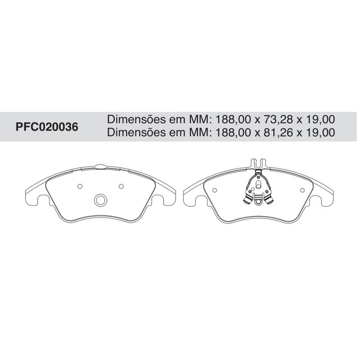 Jogo De Pastilha De Freio Dianteira - Cofap - PFC020036