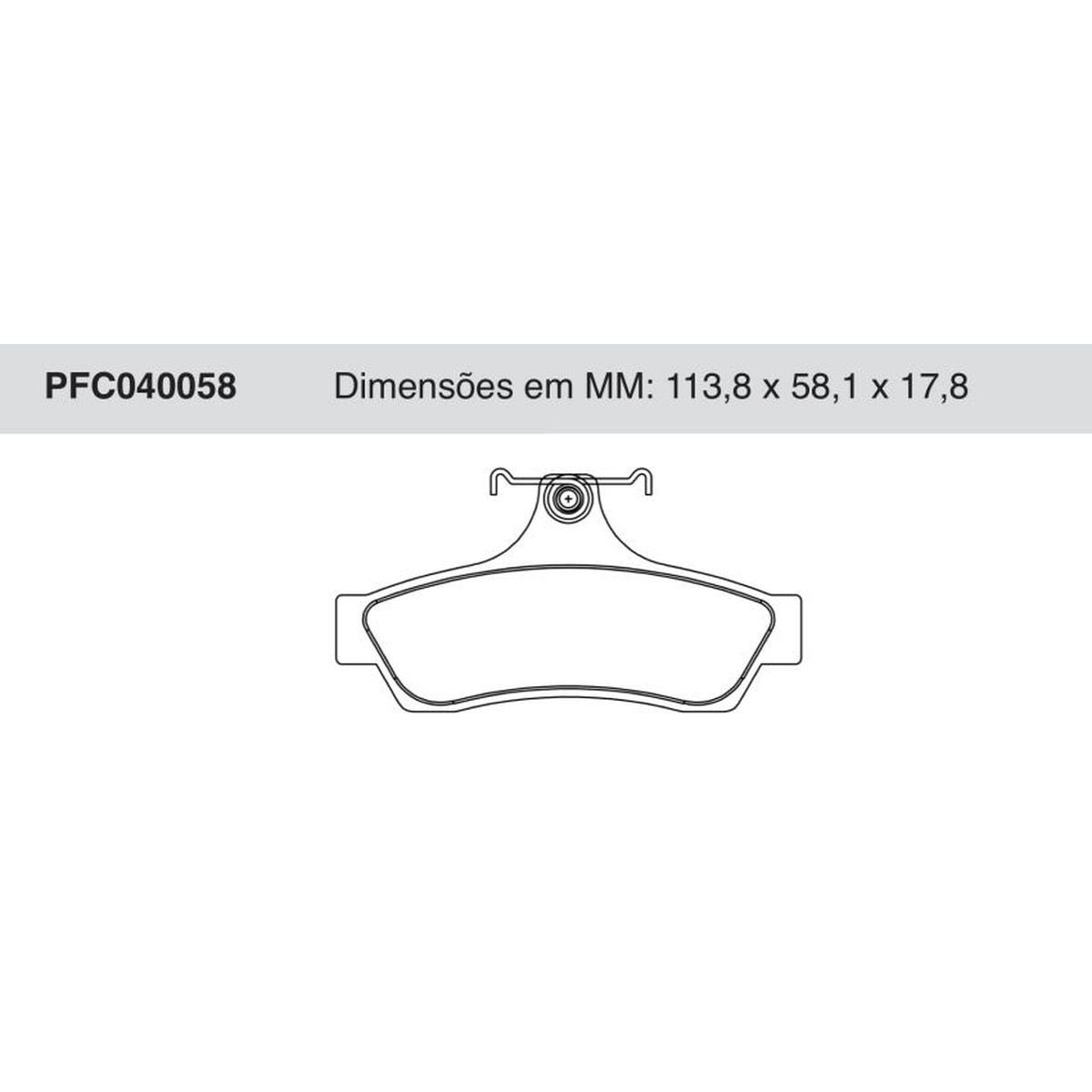 Jogo de Pastilha de Freio Traseira para Chevrolet Omega - Cofap - PFC040058