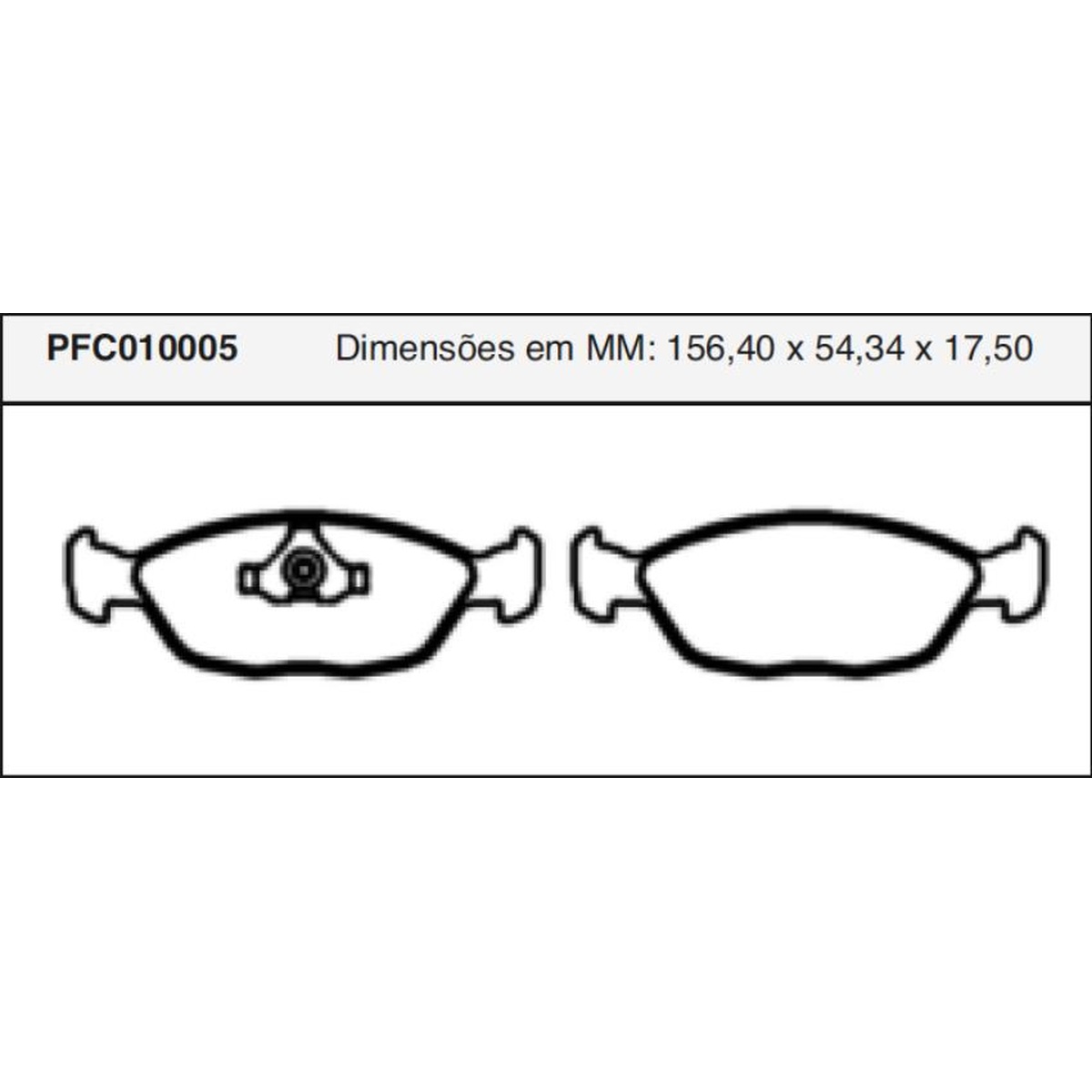 Jogo De Pastilha De Freio Dianteira - Cofap - PFC010005
