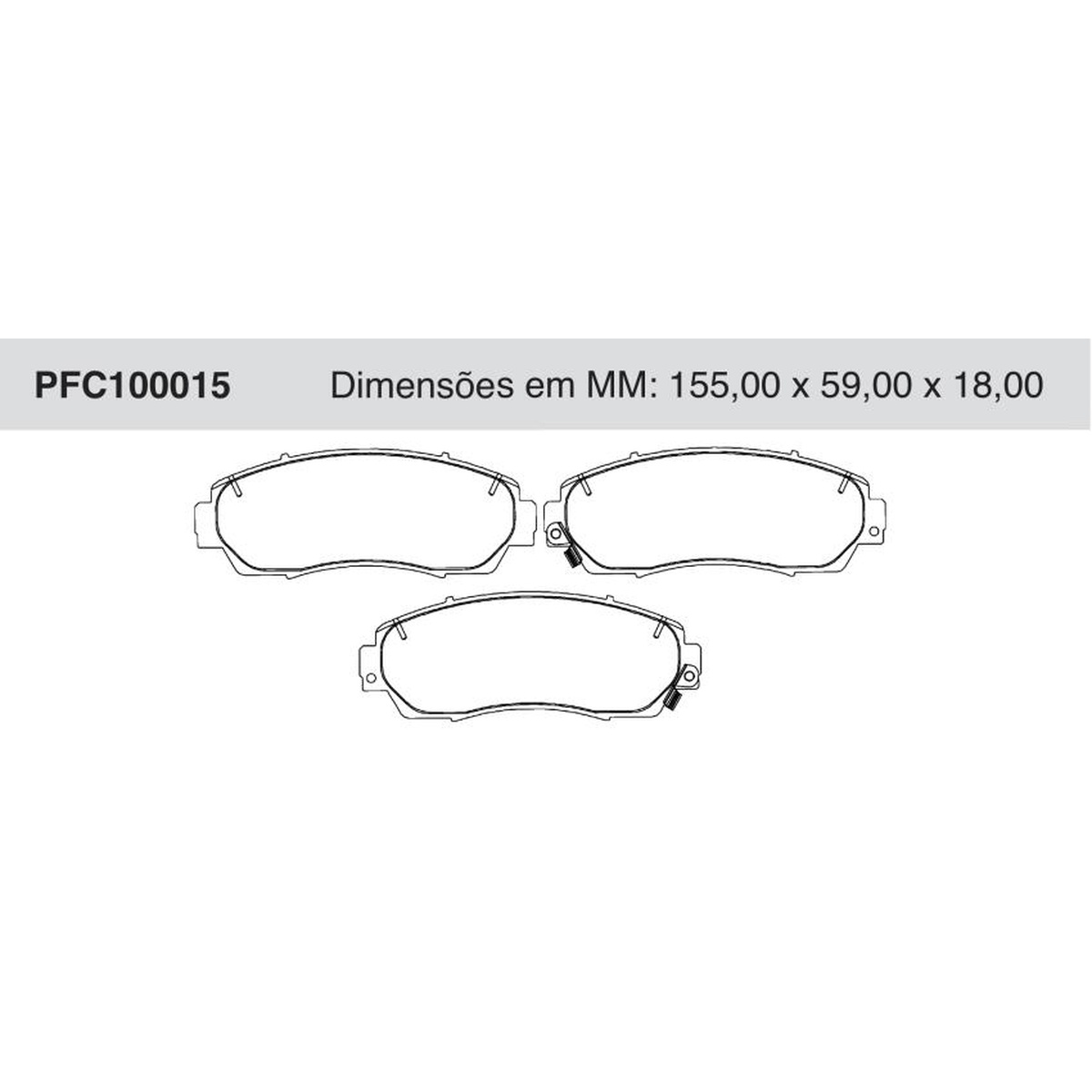 Jogo De Pastilha De Freio Dianteira - Cofap - PFC100015