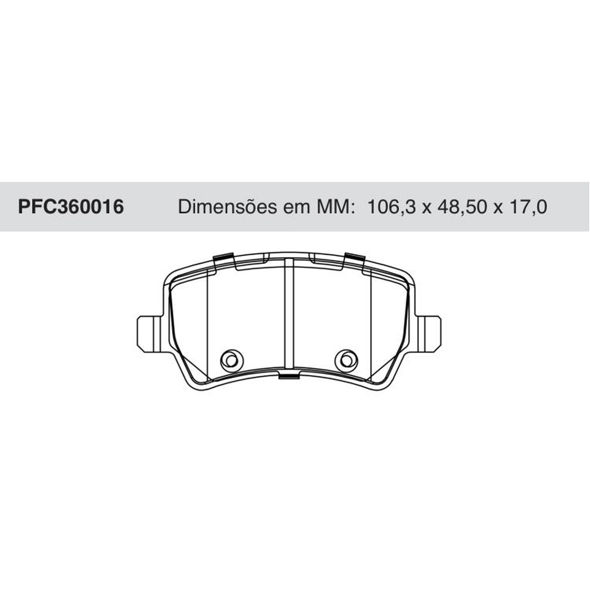 Jogo De Pastilha De Freio Traseira Cerâmica - Cofap - PFC360016
