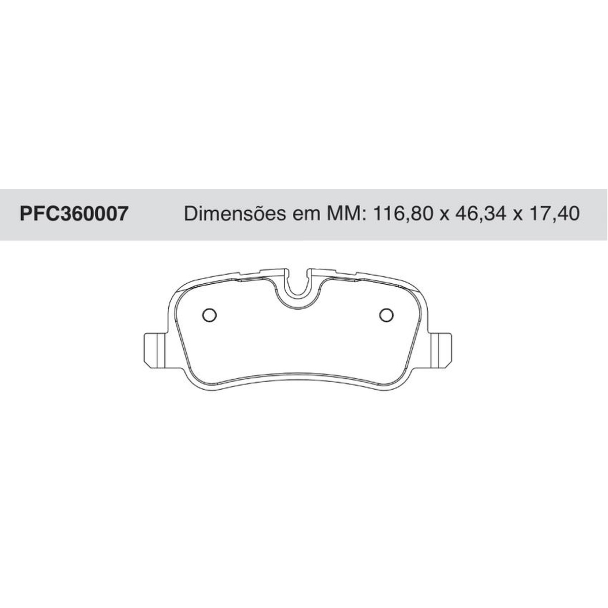 Jogo de Pastilha de Freio Traseira para Land Rover Range Rover Sport - Cofap - PFC360007