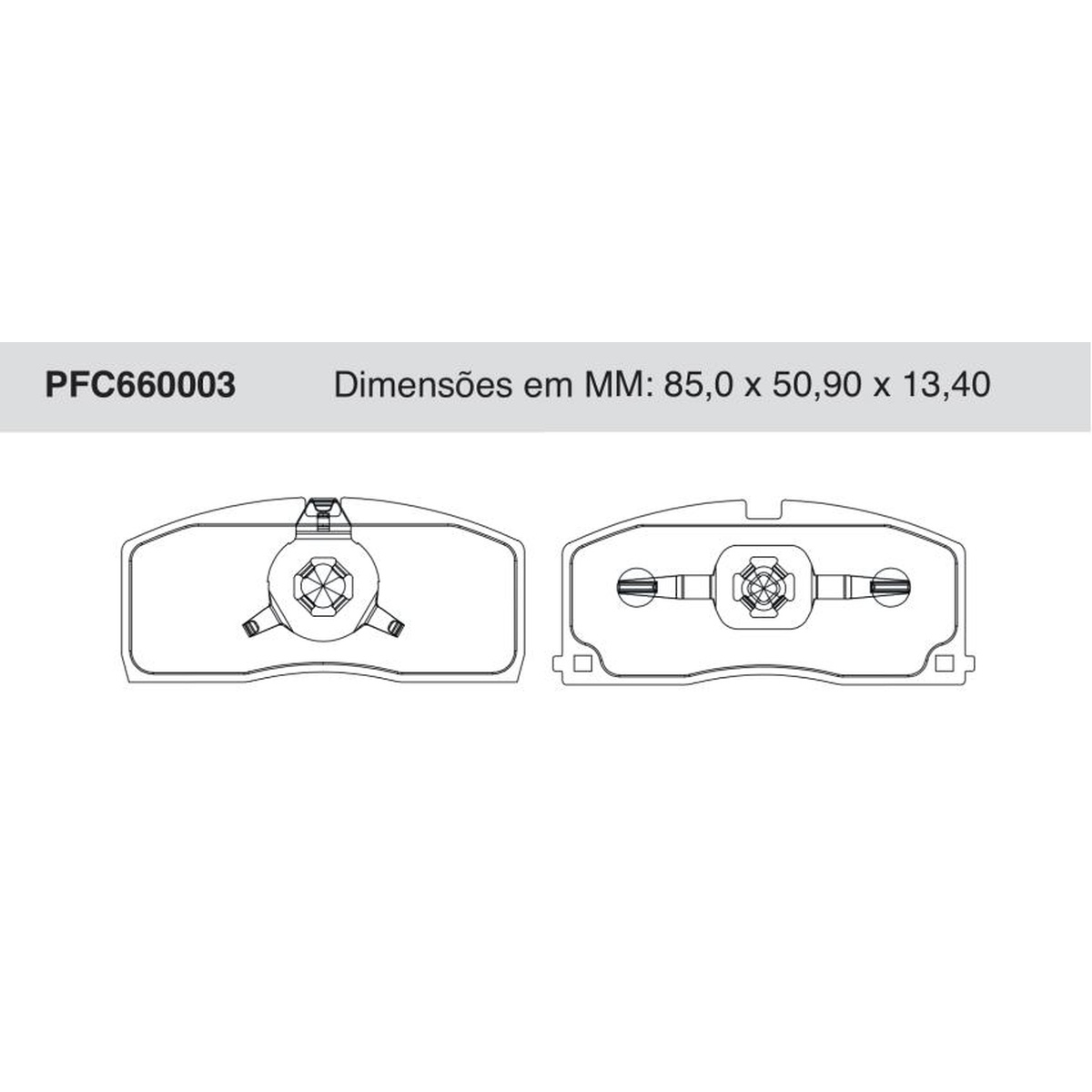 Jogo de Pastilha de Freio Dianteira para Lifan 320 - Cofap - PFC660003