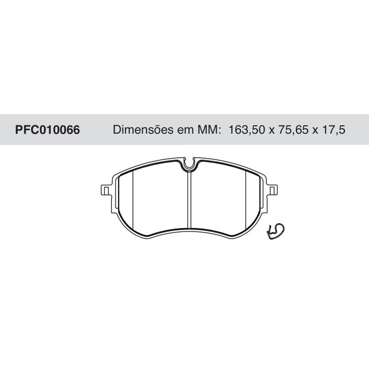 Jogo de Pastilha de Freio Dianteira para Volkswagen Amarok - Cofap - PFC010066