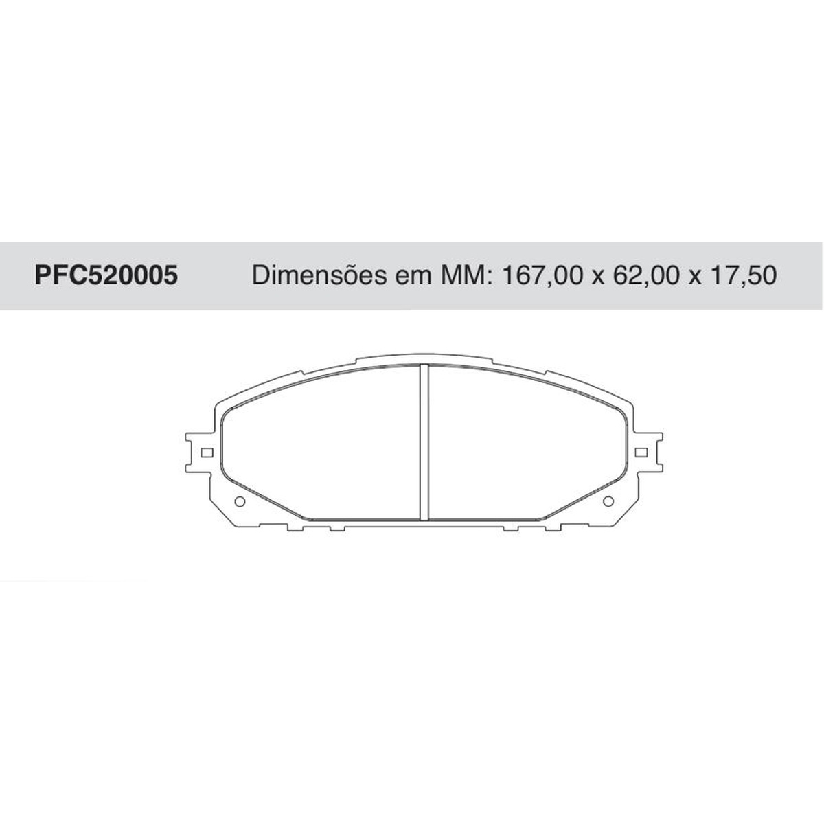 Jogo de Pastilha de Freio Dianteira para Jeep Cherokee - Cofap - PFC520005