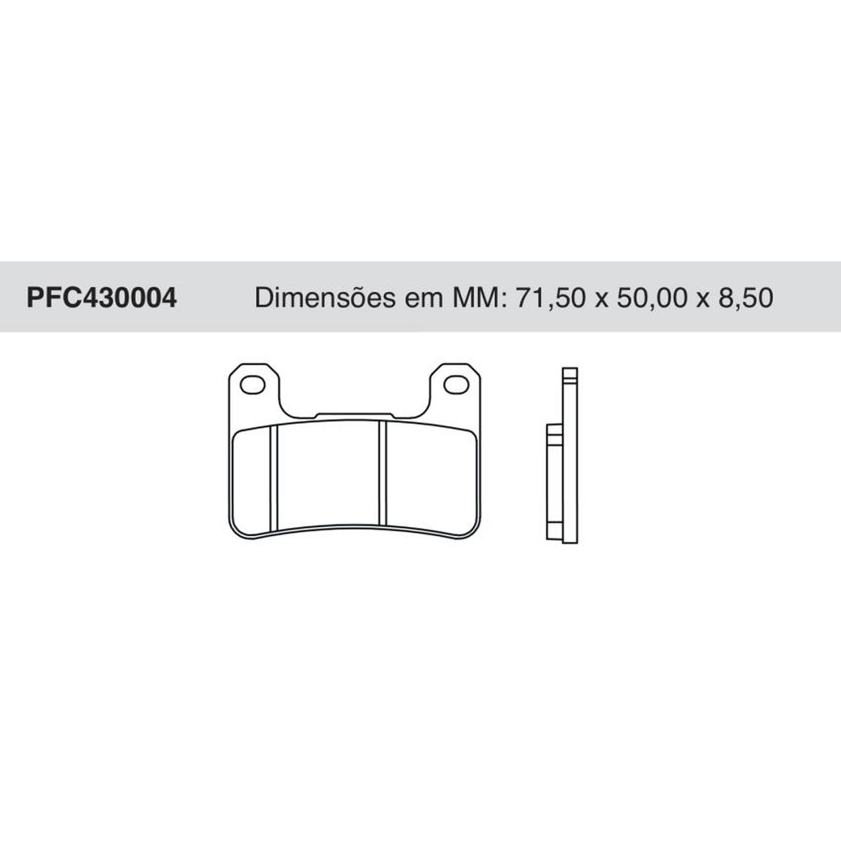 Jogo de Pastilha de Freio Dianteira para Suzuki GSX-R 1000 - Cofap - PFC430004