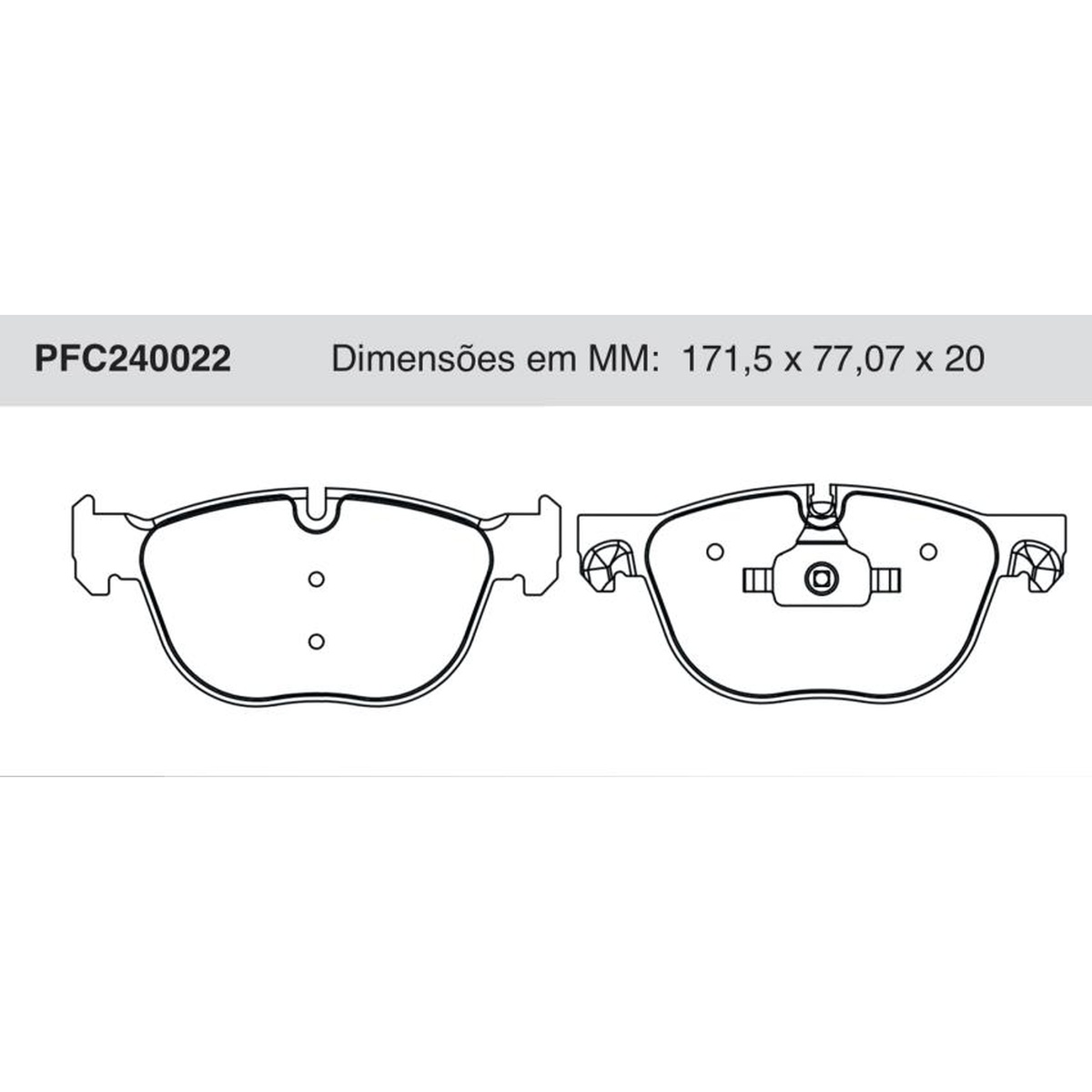Jogo De Pastilha De Freio Dianteira - Cofap - PFC240022