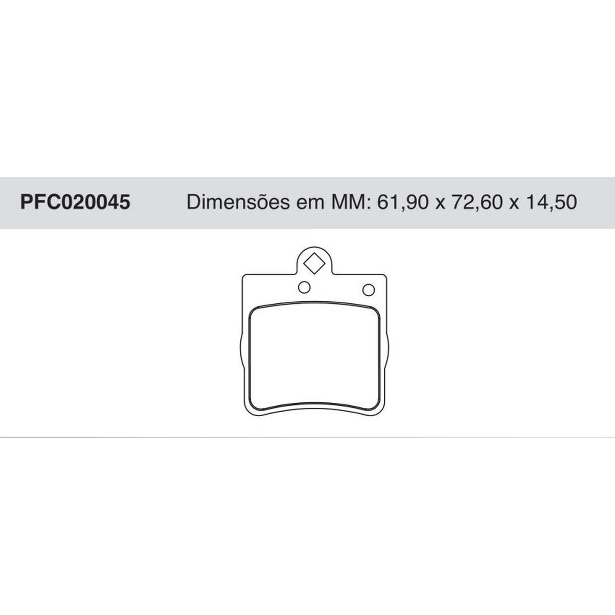 Jogo De Pastilha De Freio Traseira - Cofap - PFC020045