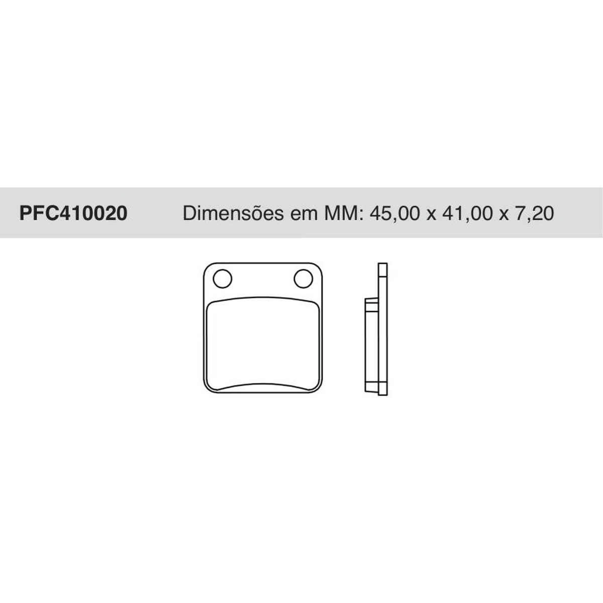 Jogo De Pastilha De Freio Dianteira - Cofap - PFC410020