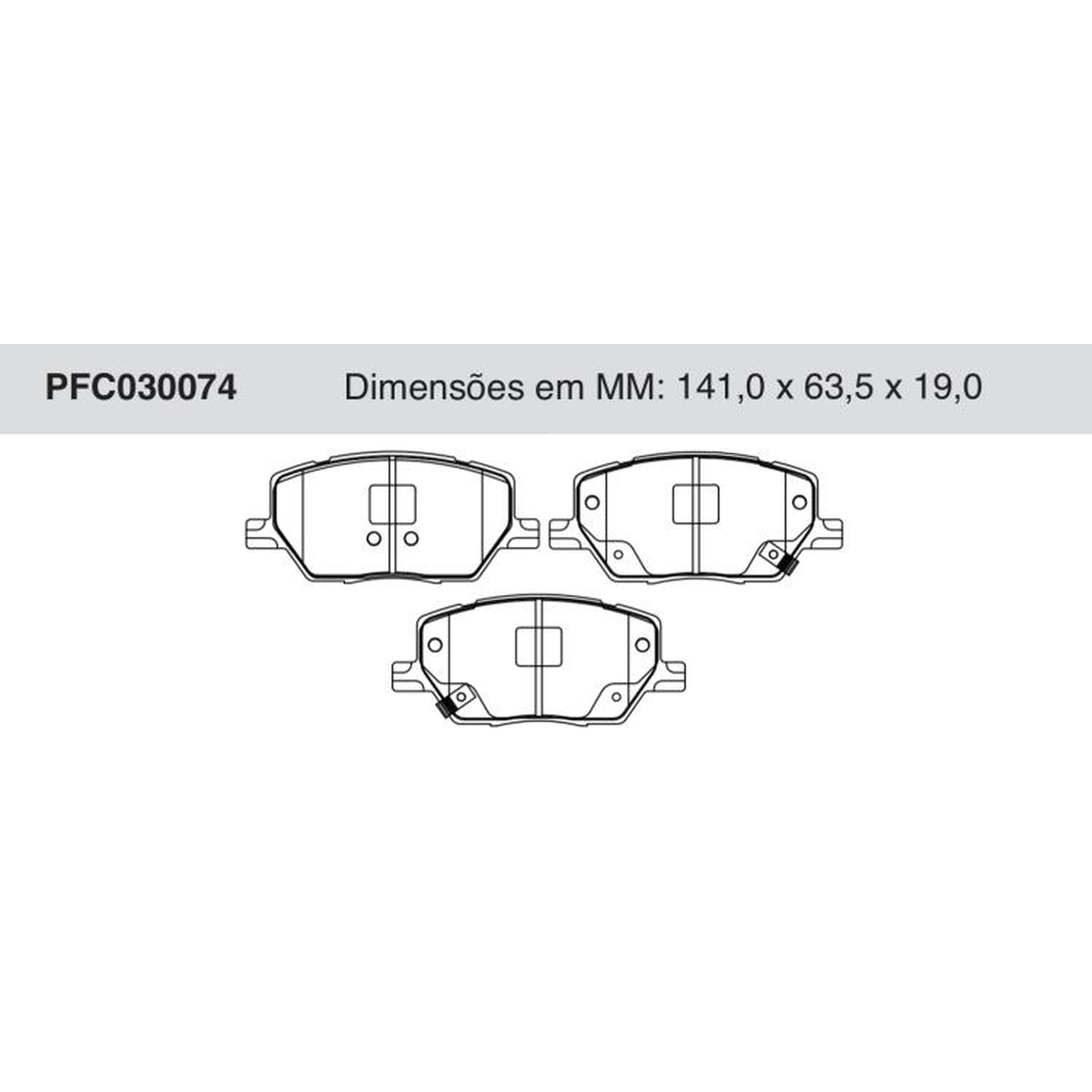 Jogo De Pastilha De Freio Dianteira Cerâmica - Cofap - PFC030074
