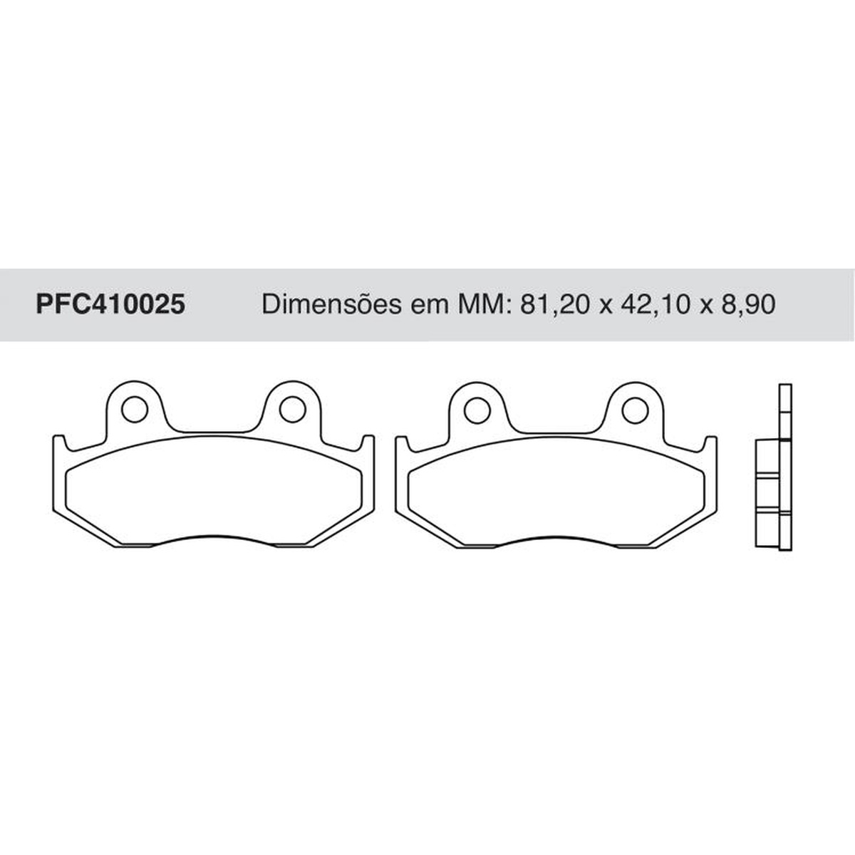 Jogo de Pastilha de Freio Dianteira para Honda Elite 125 - Cofap - PFC410025