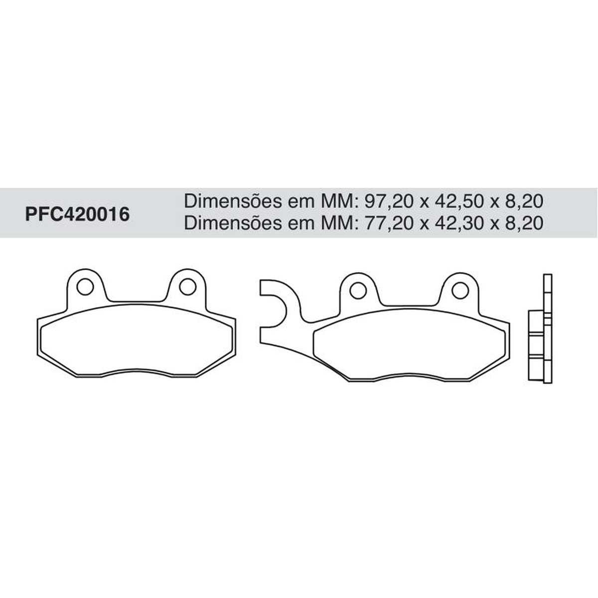 Jogo De Pastilha De Freio Dianteira - Cofap - PFC420016
