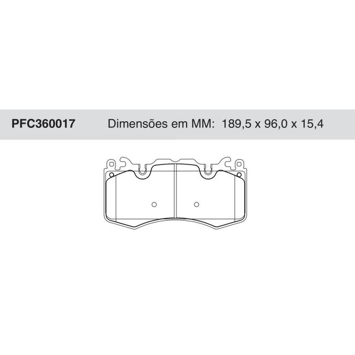 Jogo de Pastilha de Freio Dianteira Cerâmica para Land Rover Range Rover Sport - Cofap - PFC360017
