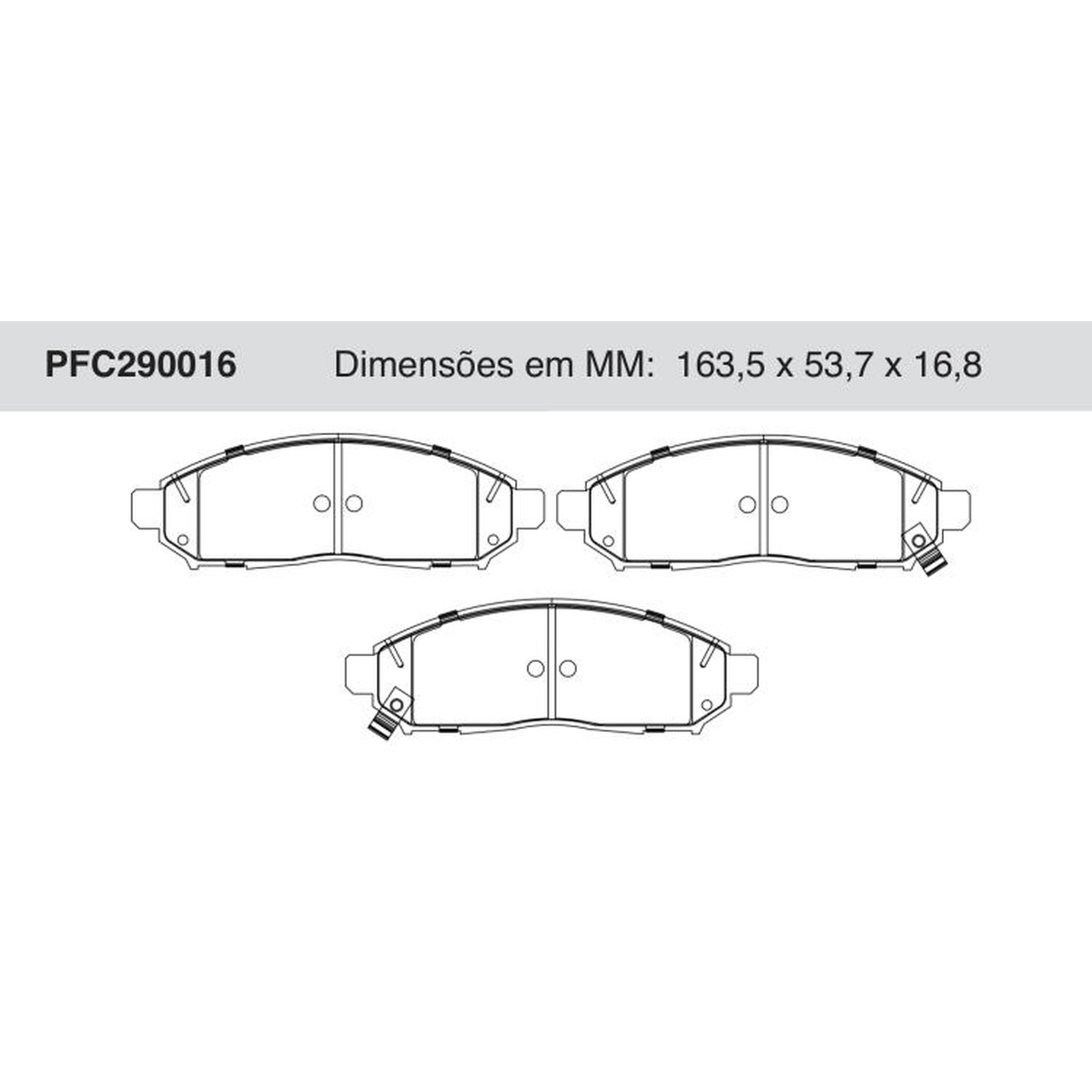Jogo De Pastilha De Freio Dianteira Cerâmica - Cofap - PFC290016