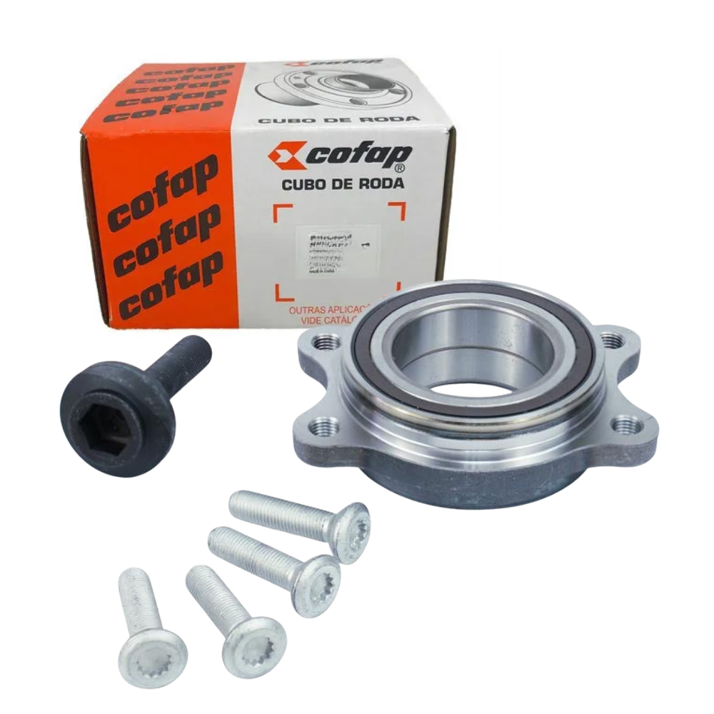 Cubo de Roda Dianteiro Direito ou Esquerdo com Rolamento e ABS - Cofap - CRC01018