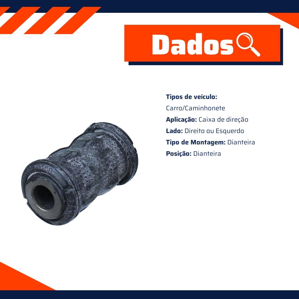 Bucha Da Caixa De Direção Dianteira - Cofap - BUC22129