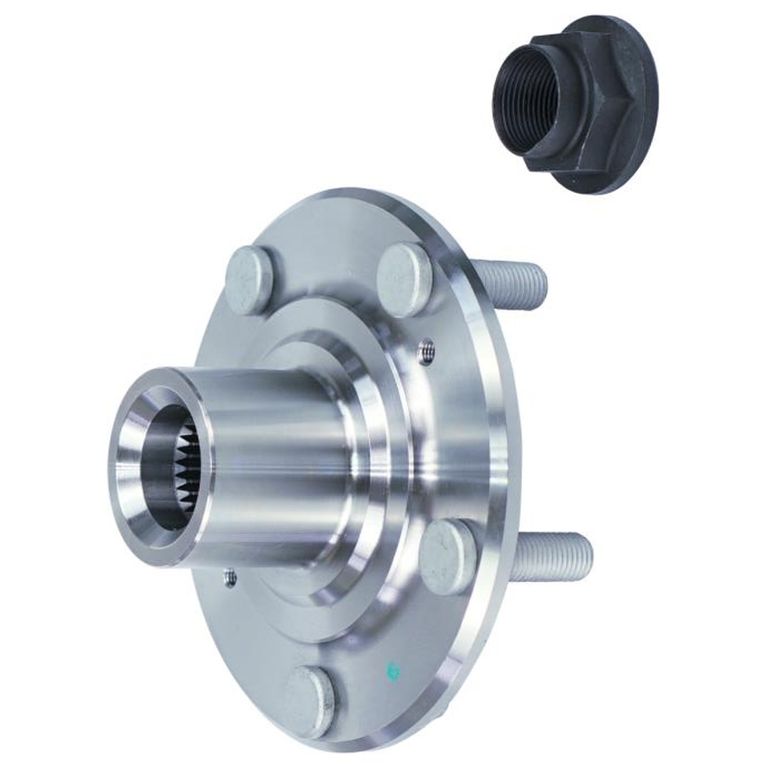 Cubo de Roda Dianteiro Direito ou Esquerdo 5 Furos 28 Dentes sem Rolamento sem ABS para Honda Civic - Cofap - CRC10019