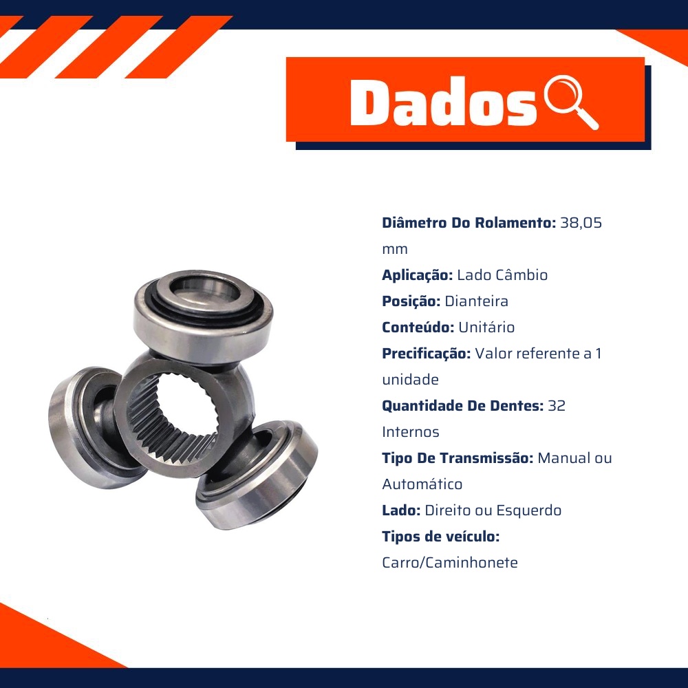 Trizeta Dianteira Lado Câmbio para Honda CR-V - Cofap - TRC10013