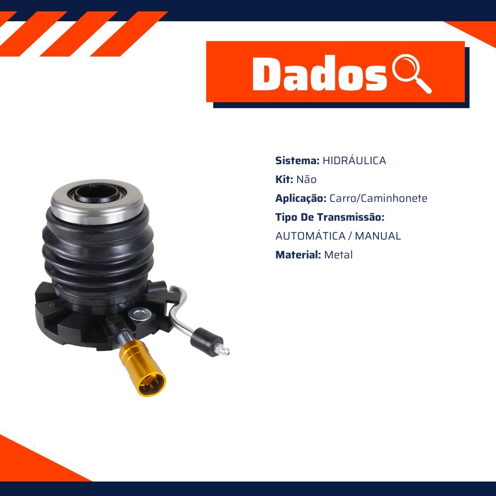 Atuador Hidráulico de Embreagem  - Indisa - AH101103