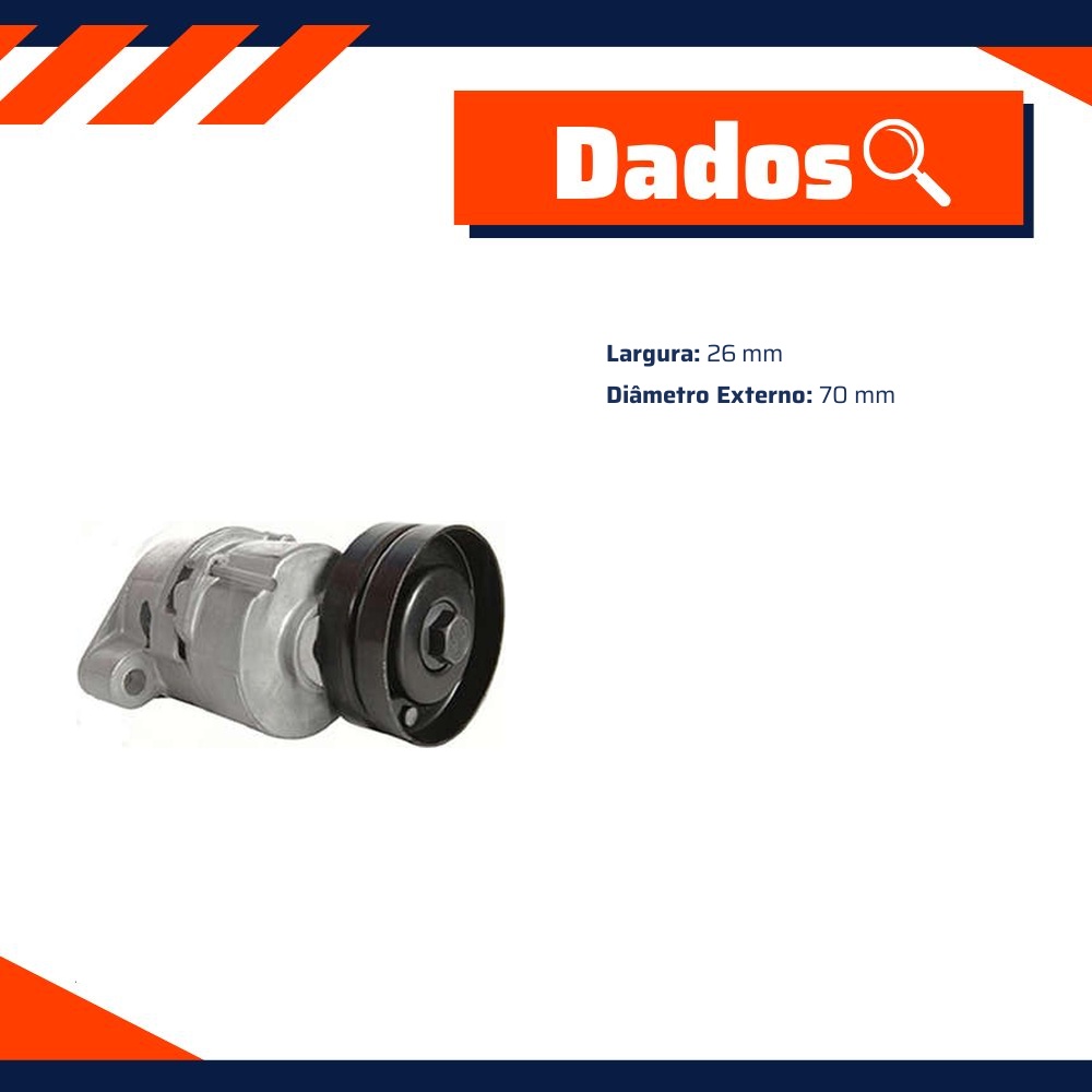 Tensionador da Direção Hidráulica - Indisa - T257817