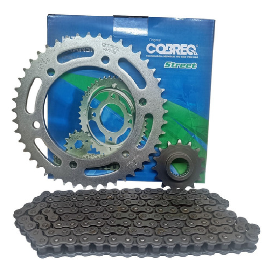 Kit Transmissão para Yamaha YS 250 FAZER - Cobreq - 0007-KR