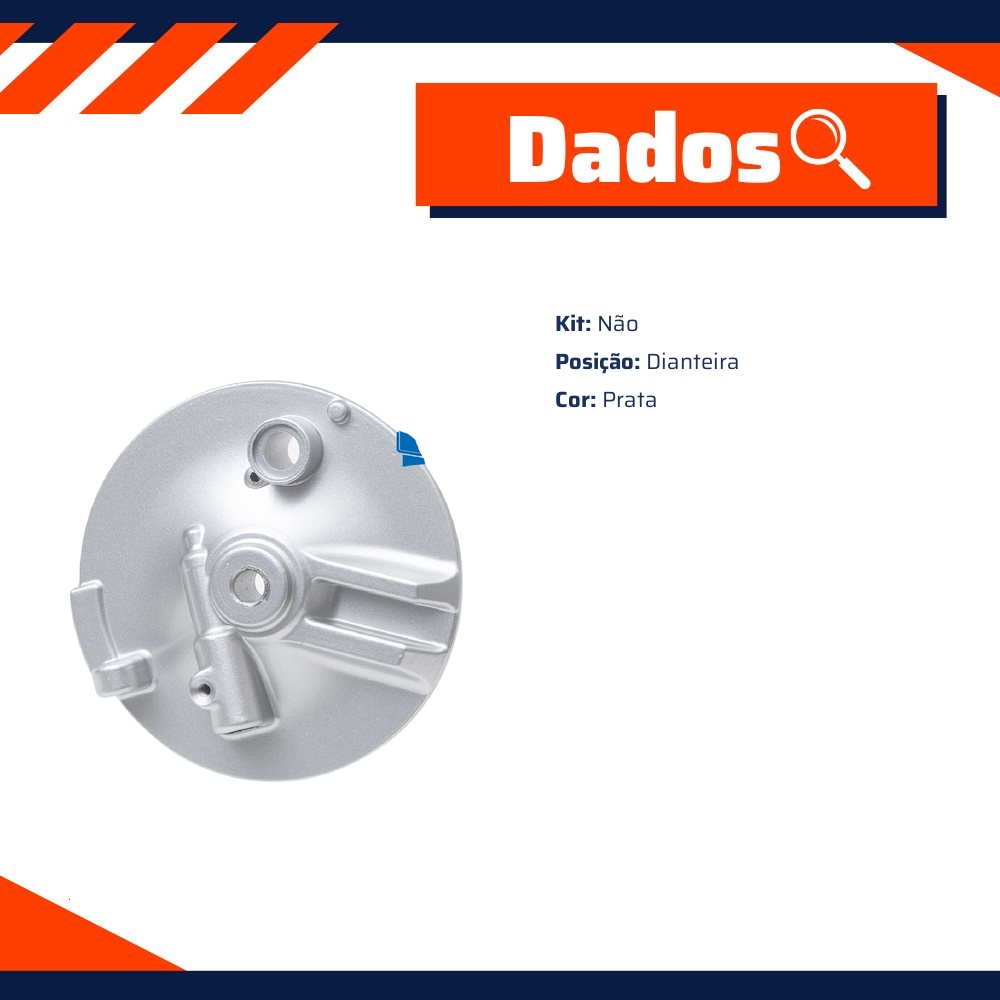 Espelho de Freio Dianteiro para Honda CG 125 e CG 150 - Cobreq - 0016-EP