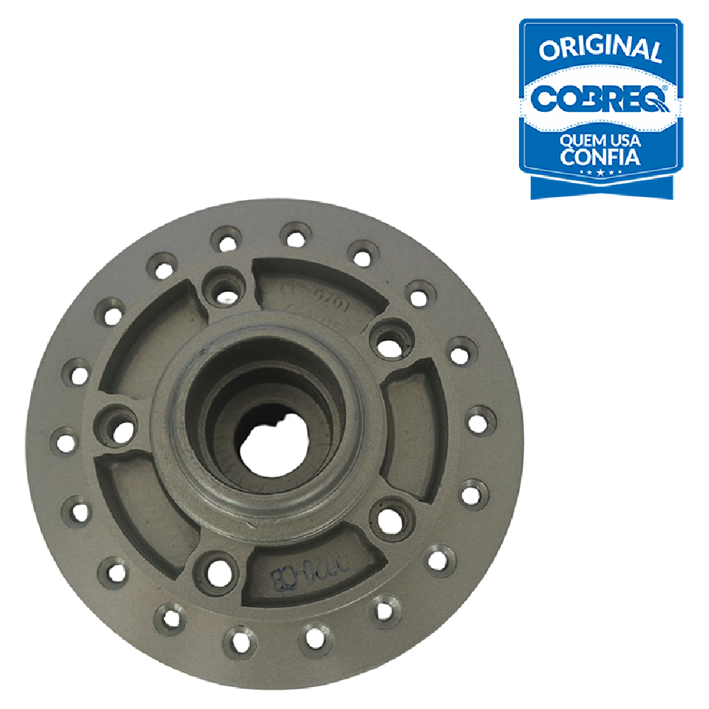 Cubo de Roda Dianteiro 5 Furos sem Rolamento para Honda CG 150 e NXR 150 BROS - Cobreq - 0020-CB