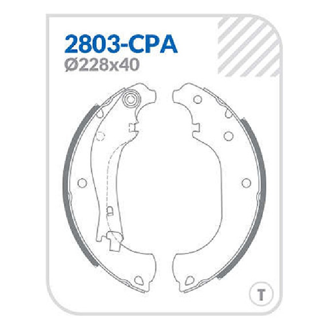 Sapata de Freio Traseira para Fiat Strada - Cobreq - 2803-CPA