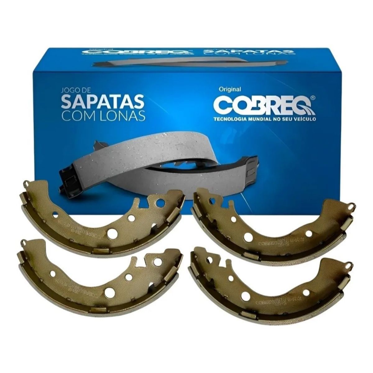 Sapata de Freio Traseira para Honda City e FIT - Cobreq - 2824-CP