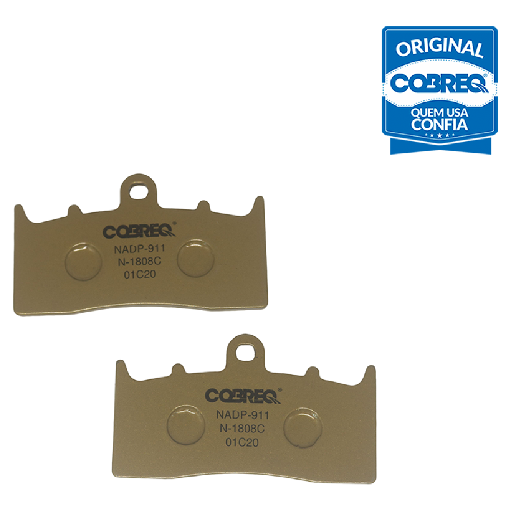Jogo Pastilha de Freio Cerâmica Dianteira - Cobreq - N-1808C