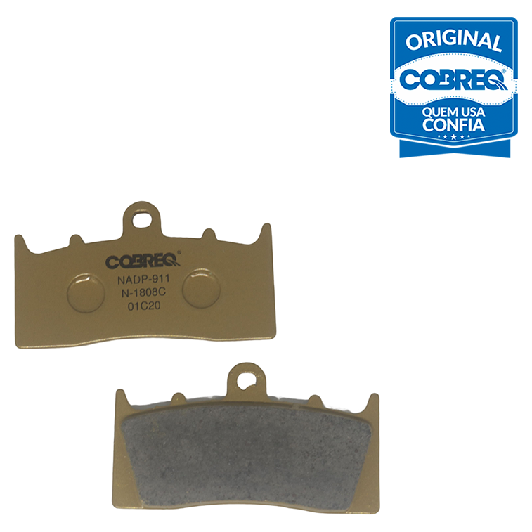 Jogo Pastilha de Freio Cerâmica Dianteira - Cobreq - N-1808C