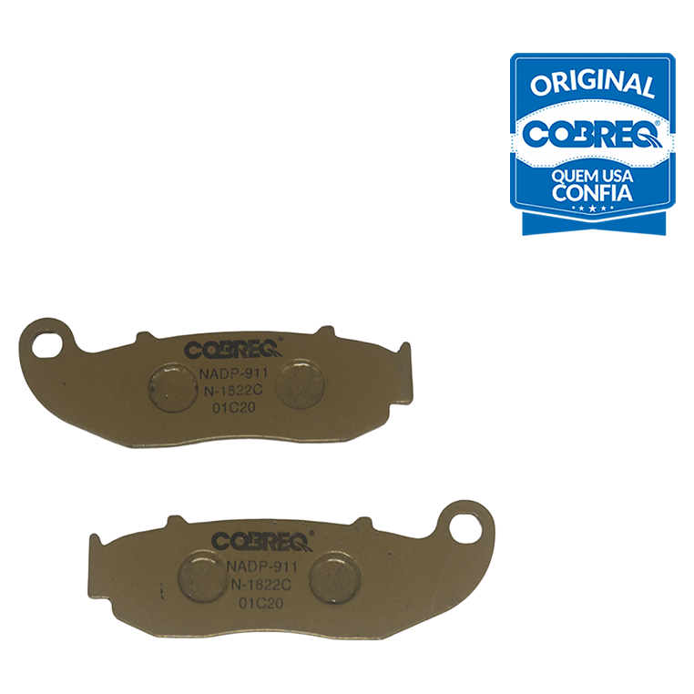 Pastilha de Freio Cerâmica Dianteira para Kasinski CRZ 150 e Mirage 150 - Cobreq - N-1822C