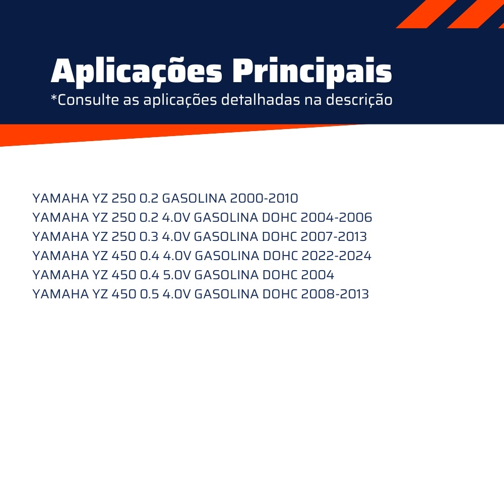 Pastilha de Freio Cerâmica Dianteira para Yamaha YZ 250 e YZ 450 - Cobreq - N-1838C