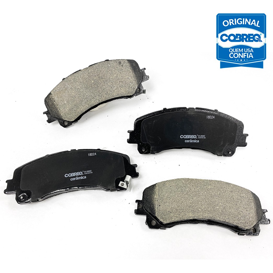 Pastilha de Freio Dianteira de Cerâmica para Chevrolet S10 e Trailblazer - Cobreq - N-390C